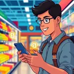 Economize no mercado usando comparadores de preços via app