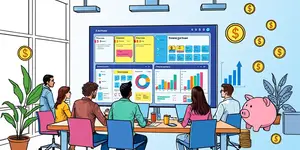 Gerencie metas de economia com recursos visuais intuitivos