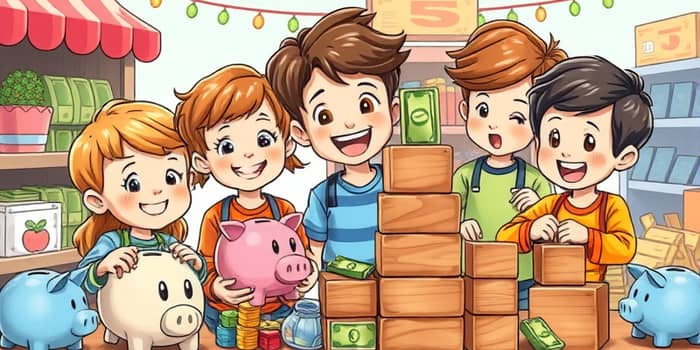 Ensine educação financeira para seus filhos com brincadeiras