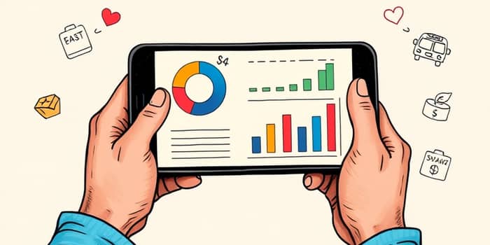 Apps com gráficos que mostram para onde seu dinheiro vai